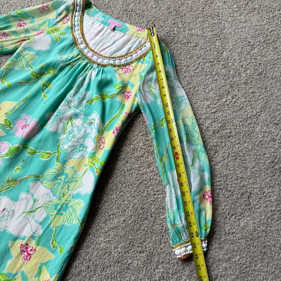 Lilly Pulitzer Madly Glamorous Harper Silk Beaded Dress - Picture 14 of 15